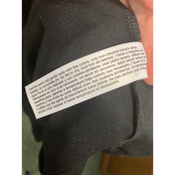 NWT Eloquii Plus Size Black Sheath Dress Gold Buttons Size 28 - Picture 10 of 10